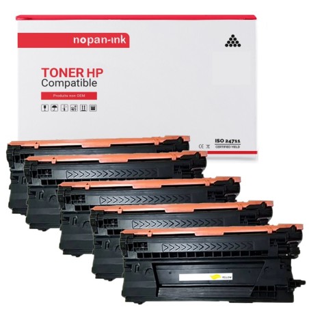HP-CF450A (x2) + CF451A + CF453A + CF452A-Noir x2 + Cyan + Magenta + Jaune-PK5