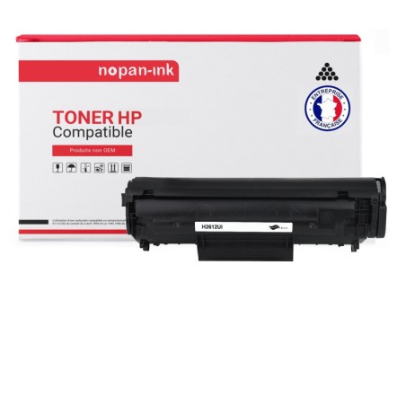 HP-Q2612A 12A-Noir-BK