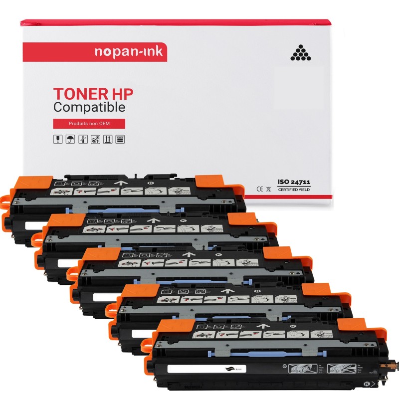 HP-Q2670A 308A (x2) + Q2671A 309A + Q2673A 309A + Q2672A 309A-Noir x2 + Cyan + Magenta + Jaune-PK5