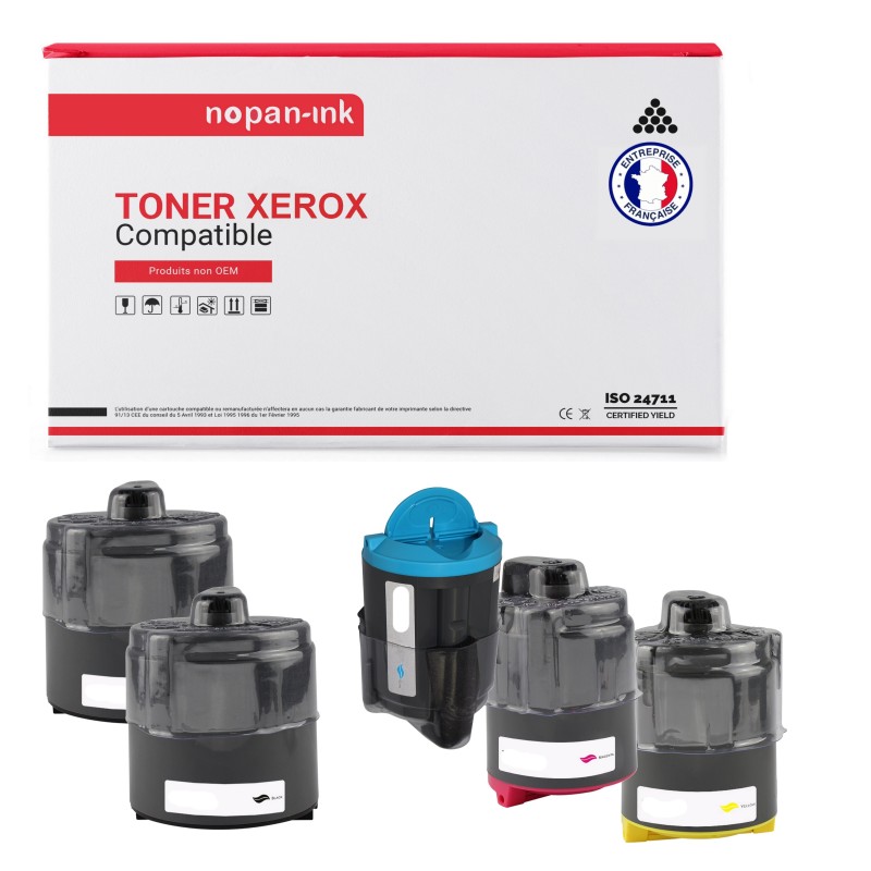 XEROX-106R01274-Noir x2 + Cyan + Magenta + Jaune-PK5