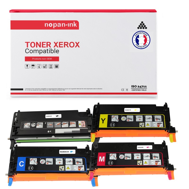 XEROX-106R01395 106R1395-Noir + Cyan + Magenta + Jaune-PK4