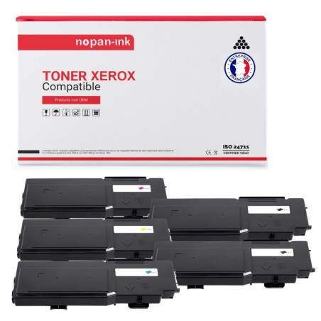 XEROX-106R02232 106R2232-Noir x2 + Cyan + Magenta + Jaune-PK5