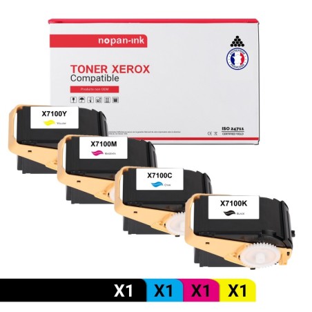 XEROX-106R02598 106R2598-Noir + Cyan + Magenta + Jaune-PK4