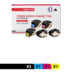 XEROX-106R02598 106R2598-Noir x2 + Cyan + Magenta + Jaune-PK5