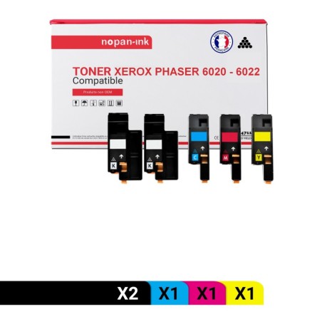 XEROX-106R02759-Noir x2 + Cyan + Magenta + Jaune-PK5