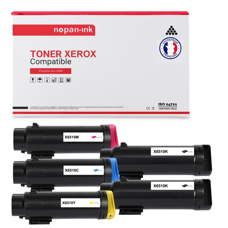 XEROX-106R03476 106R3476-Noir x2 + Cyan + Magenta + Jaune-PK5