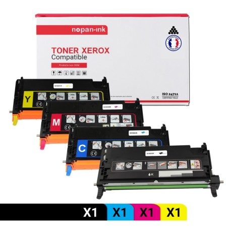 XEROX-113R00726 113R726-Noir + Cyan + Magenta + Jaune-PK4