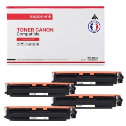 CANON-EP729 (E310) + EP729 (E311) + EP729 (E313) + EP729 (E312)-Noir + Cyan + Magenta + Jaune-PK4