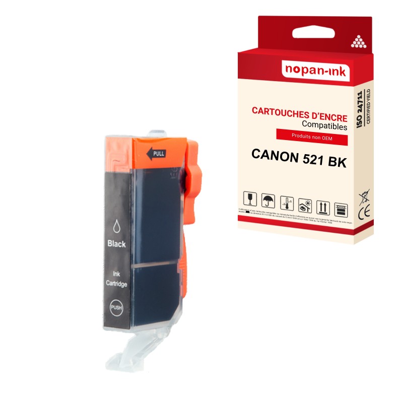 CANON-CLI 521XL-Noir-BK