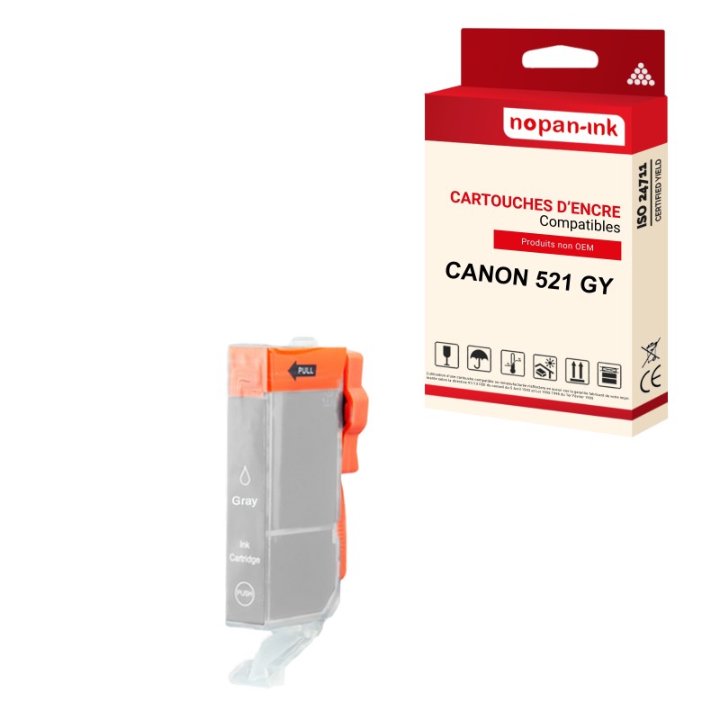 CANON-CLI 521XL-Gris-GY