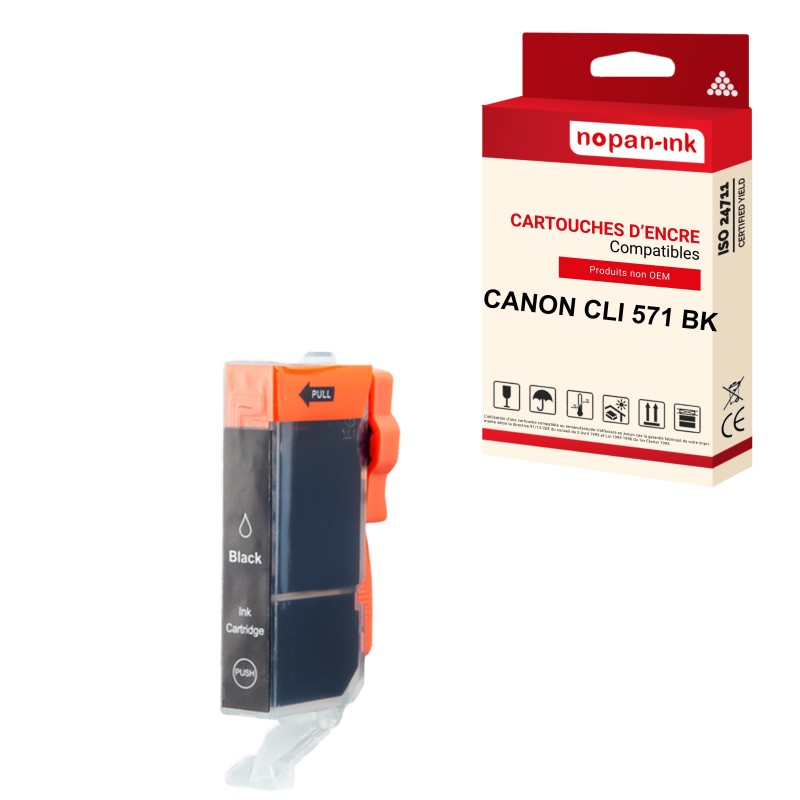 CANON-CLI 571XL-Noir-BK