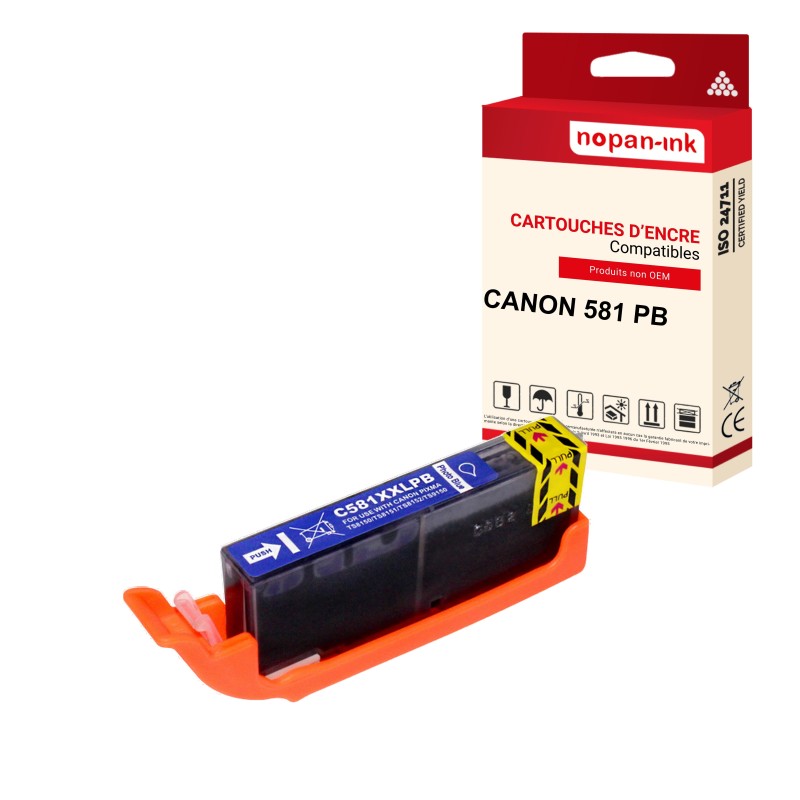 CANON-CLI 581XL-Photo bleu-PB