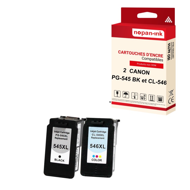 CANON-PG-545XL + CL-546XL-Noir + Couleur-JETPK2