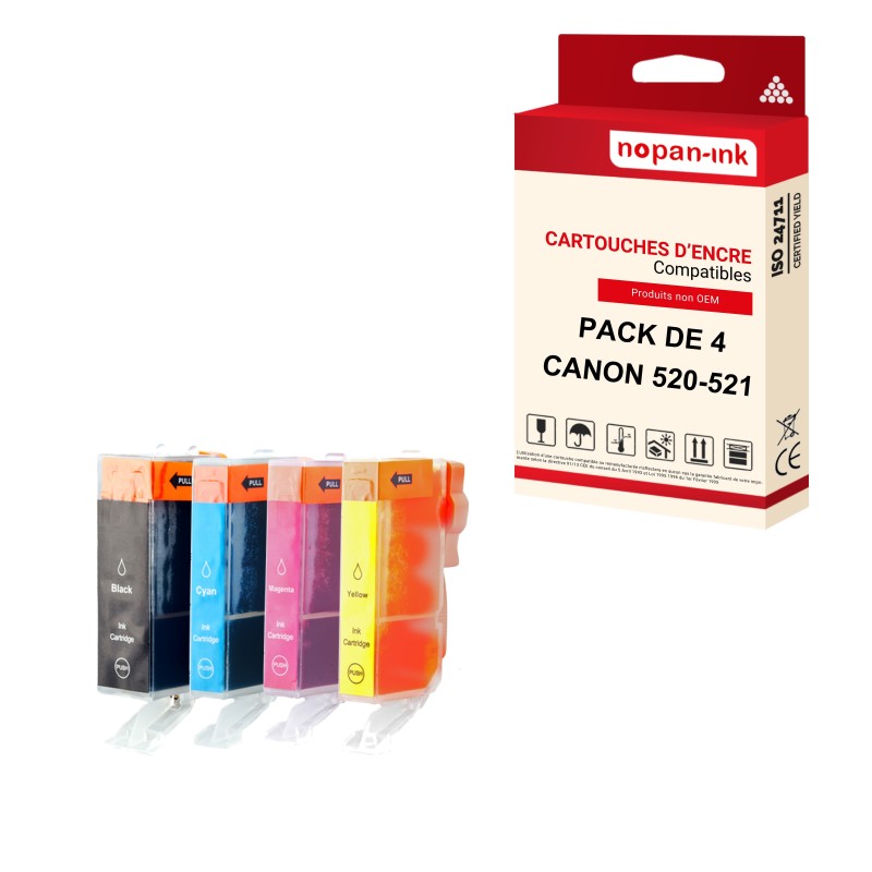 CANON-PGI 520XL - CLI 521XL-Multipack-JET PK4