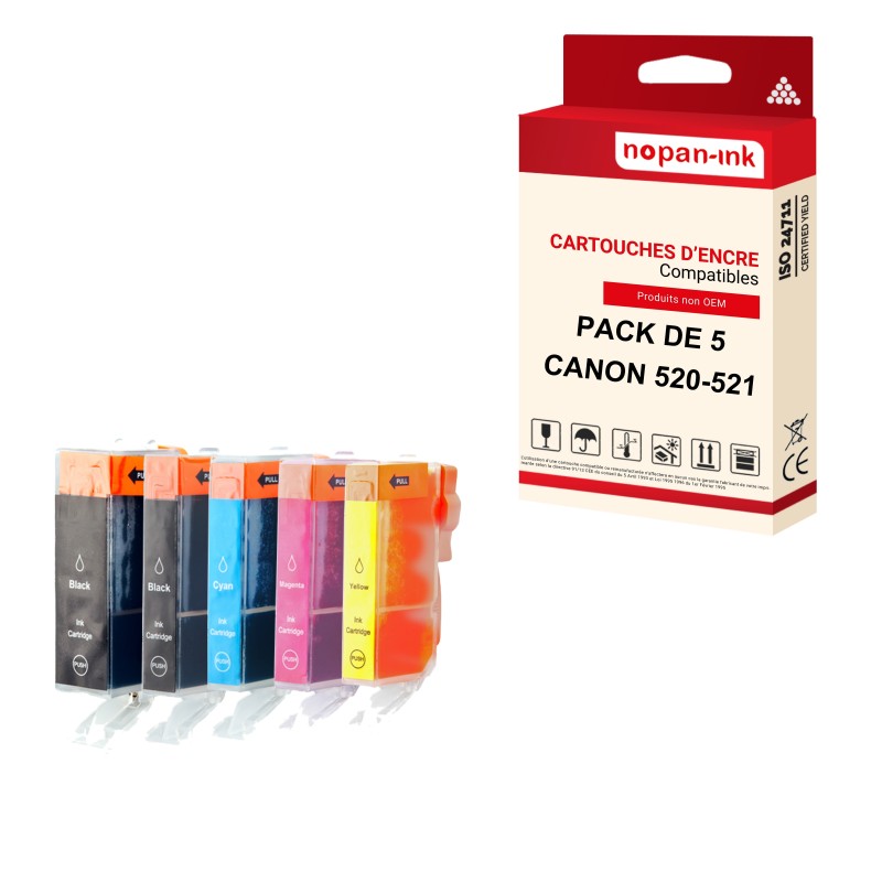 CANON-PGI 520XL - CLI 521XL-Multipack-JET PK5