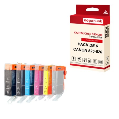 CANON-PGI 525XL + CLI 526XL-Multipack-JET PK6