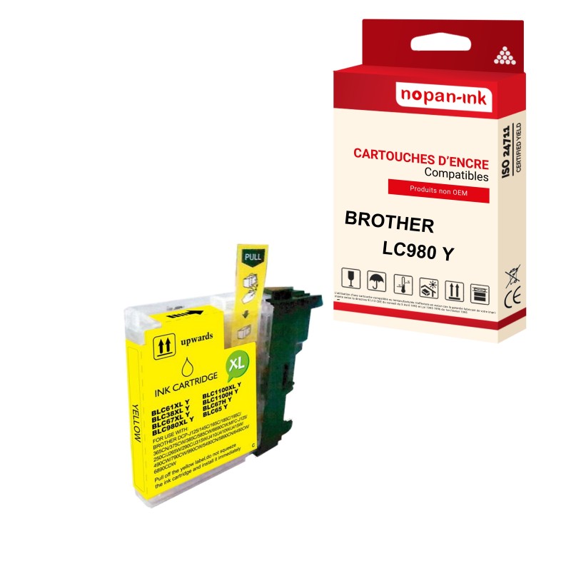 Brother-LC 980XL-Yellow-Y
