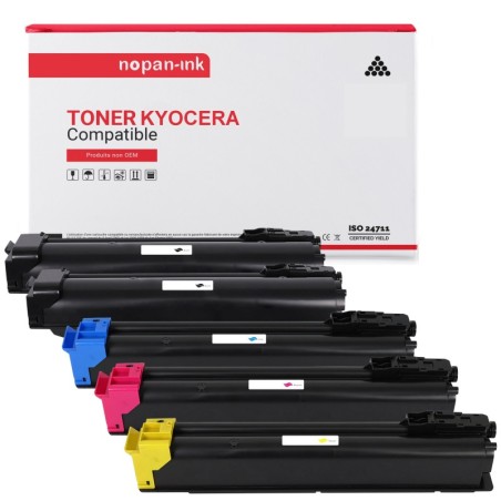 KYOCERA-TK5215K-Noir x2 + Cyan + Magenta + Jaune-PK5