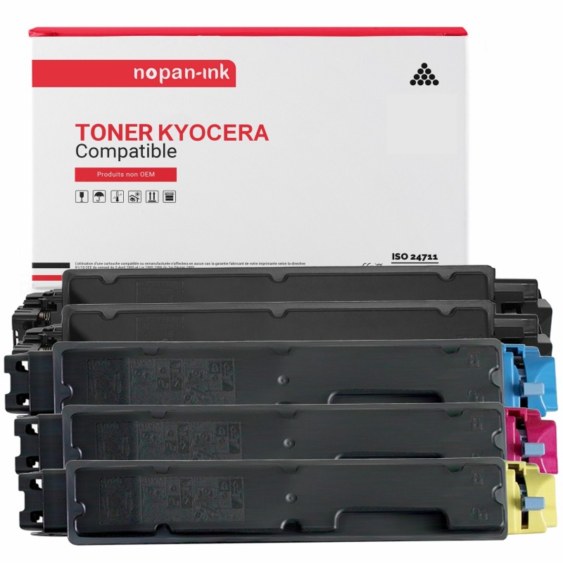 KYOCERA-TK5345-Noir x2 + Cyan + Magenta + Jaune-PK5
