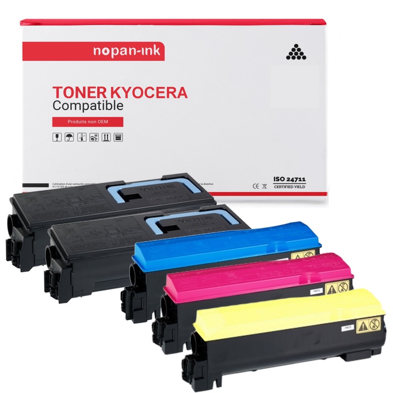 KYOCERA-TK540K-Noir x2 + Cyan + Magenta + Jaune-PK5