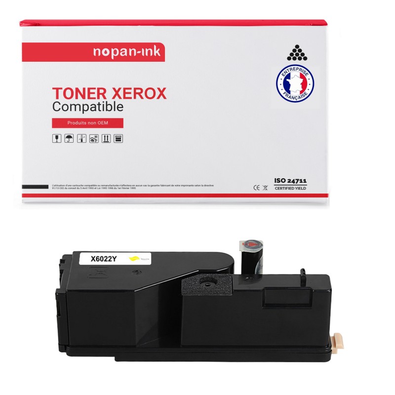 106R02758 106R2758 (Yellow) - 1 toner compatible Pour XEROX