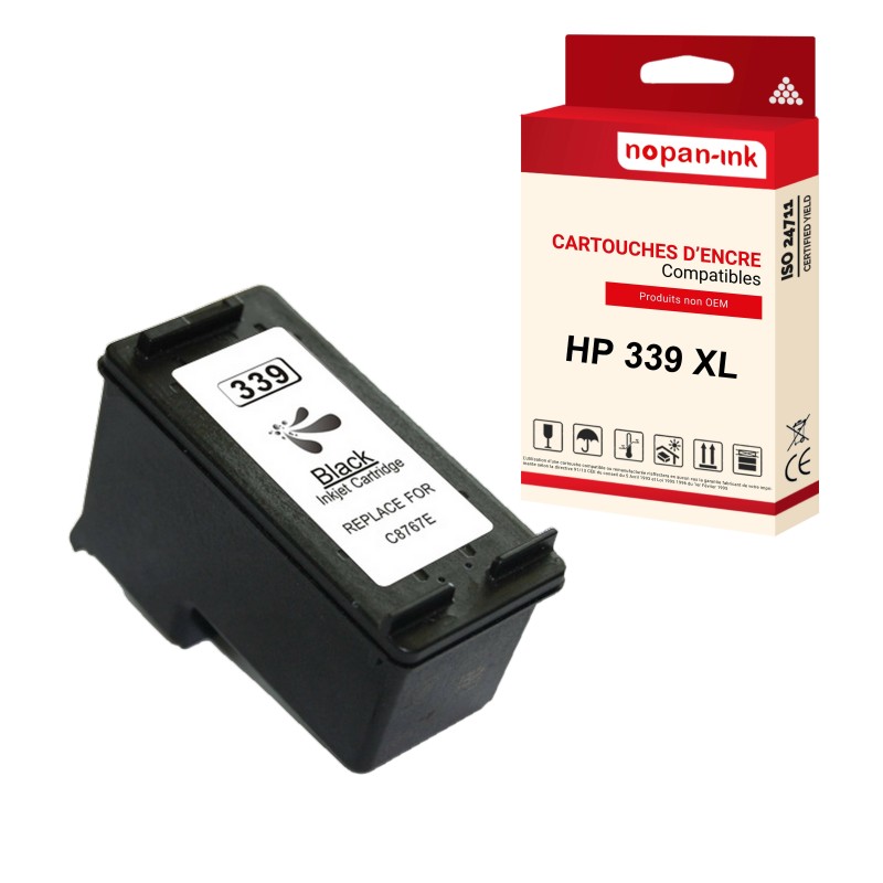 339XL Noir - Cartouche d'encre compatible pour HP