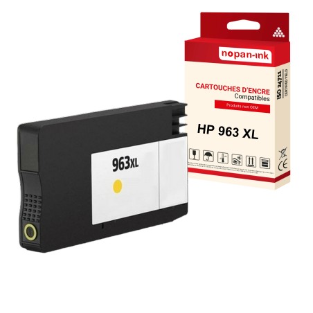 963XL Yellow - Cartouche d'encre compatible pour HP