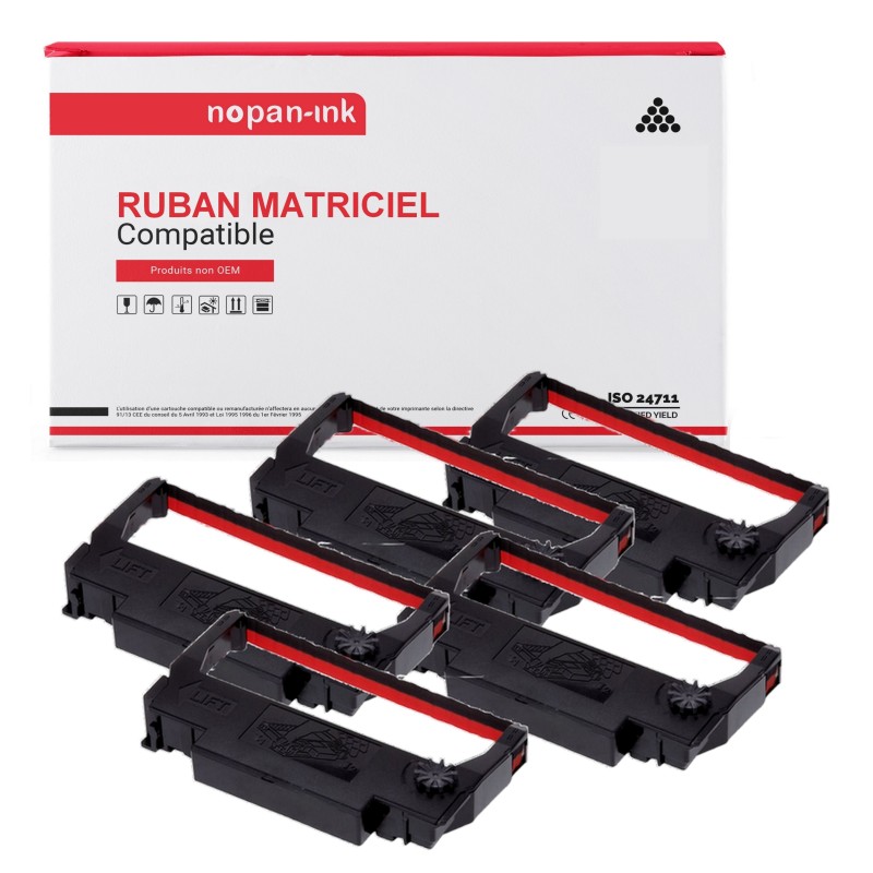 Epson-ERC34-Noir - Rouge-5 BK RED