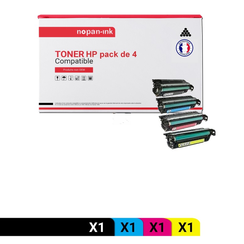 HP-CF330X 654X + CF331A 654A + CF333A 654A + CF332A 654A-Multipack-PK4
