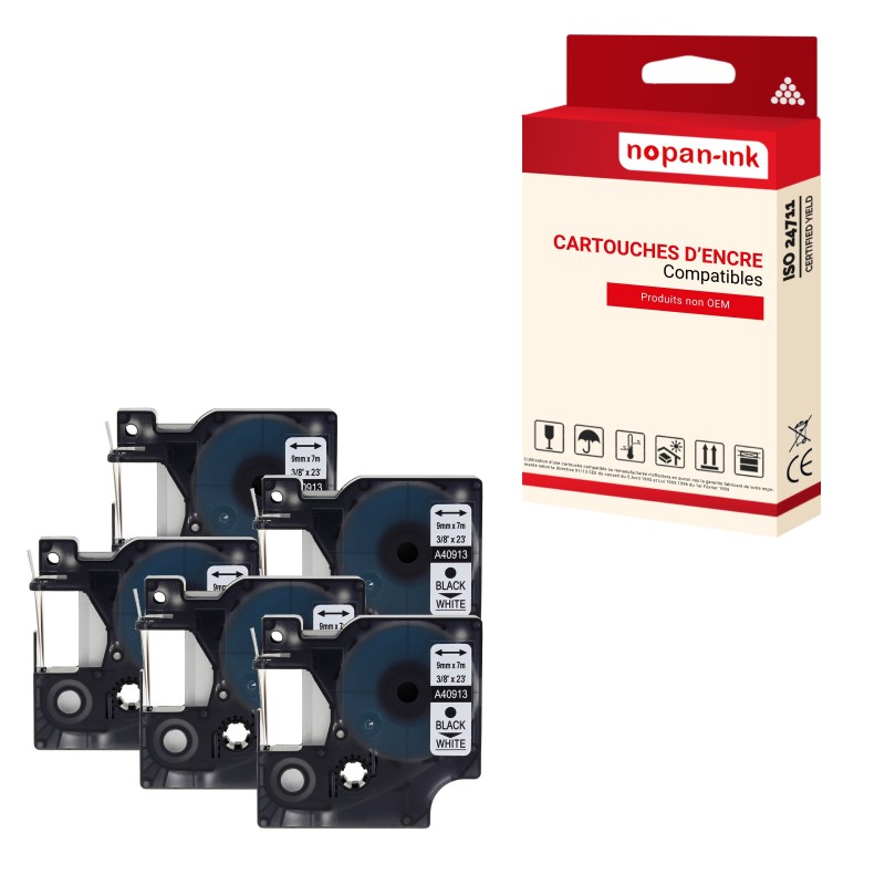 Dymo-40913-S0720680-Noir blanc-