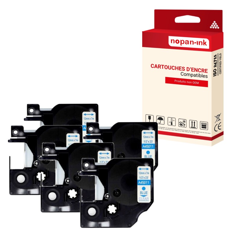 Dymo-45014-S0720540-blanc bleu-