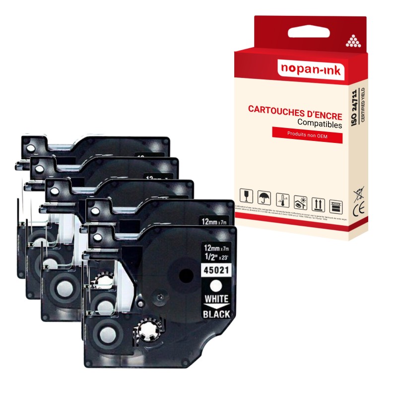 Dymo-45021-S0720610-Noir blanc-