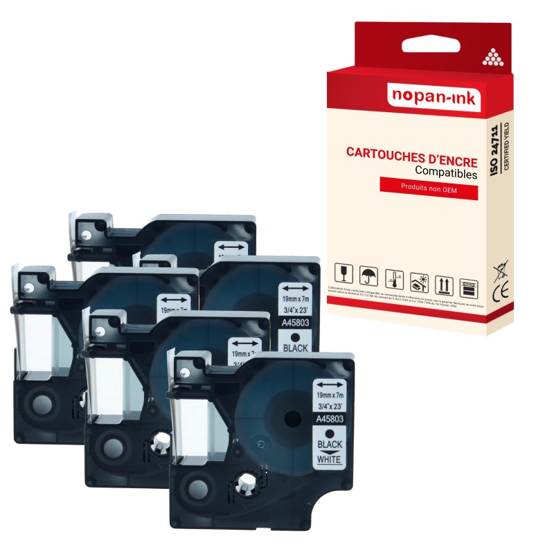 Dymo-45803-S0720830-Noir blanc-