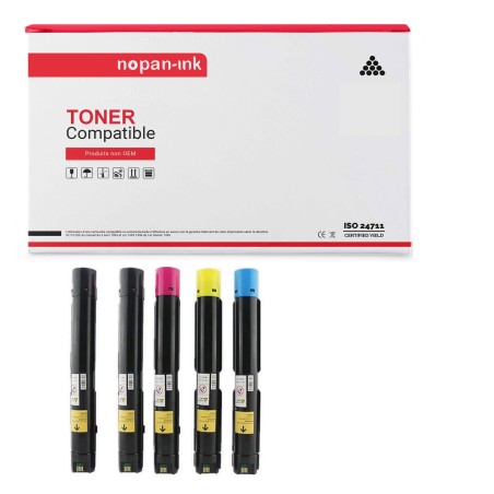 006R01513 6R01513 (Noir 2 + Cyan + Magenta + Jaune) - 5 toners compatibles Pour XEROX