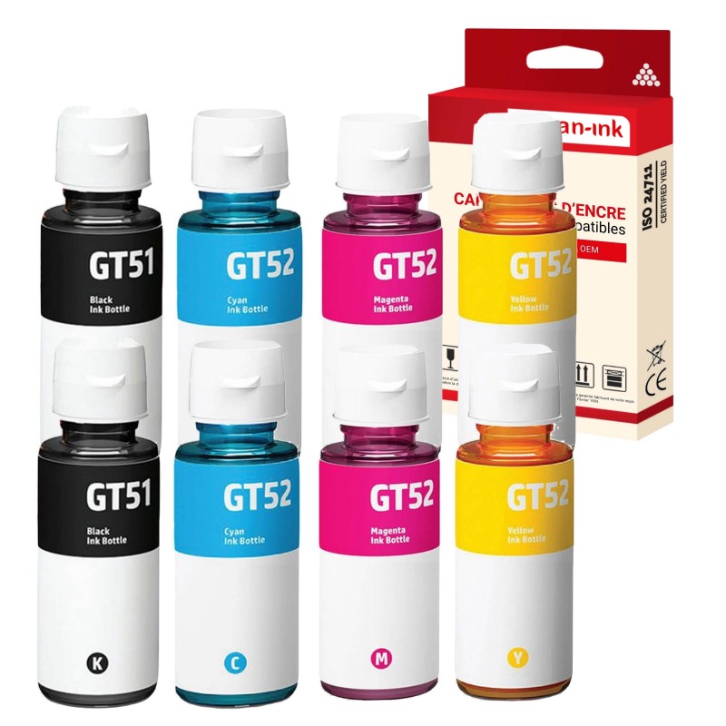 HP-GT52 GT 51-Multipack-PK8