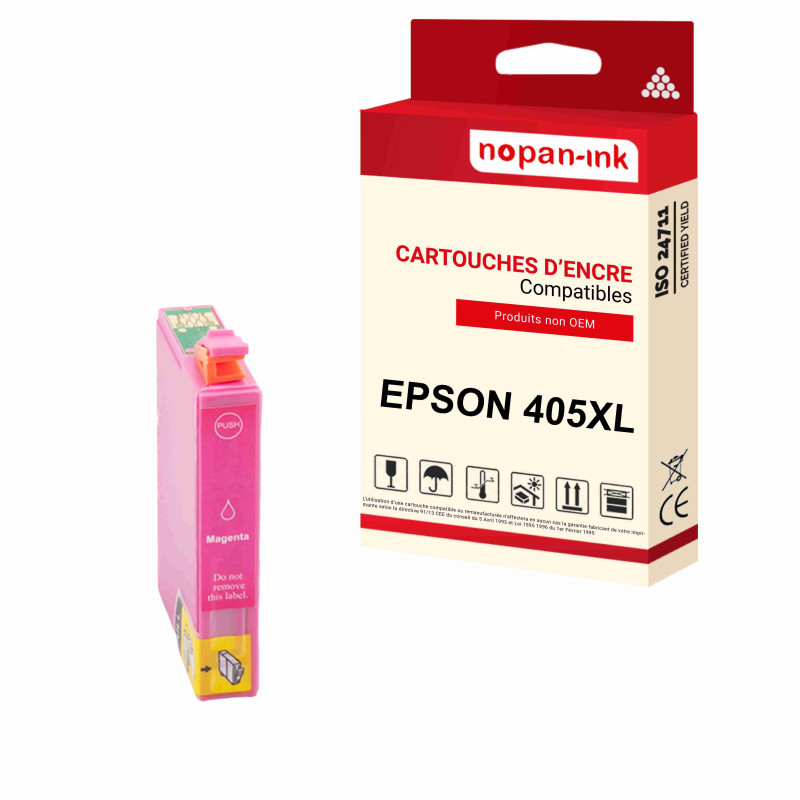 x1 Cartouche compatible pour EPSON 405 XL 405XL Magenta (Valise)