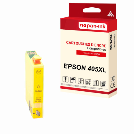x1 Cartouche compatible pour EPSON 405 XL 405XL Yellow (Valise)