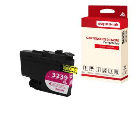 Cartouche pour Brother LC3239XL Compatible Magenta x 1 NOPAN-INK