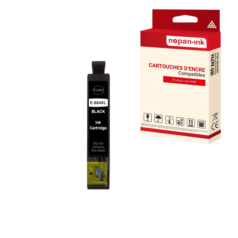 Cartouche pour EPSON 604XXL Ananas Compatible Noir x 1 C13T09Q14010 - NOPAN-INK