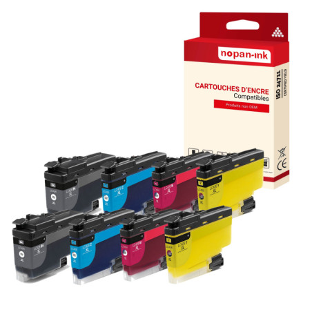 BROTHER LC426XL Cartouche Compatible Multi-couleurs  x 8  avec MFC J4335DW, MFC J4340DW, MFC J4540DW, MFC J4540DWXL.