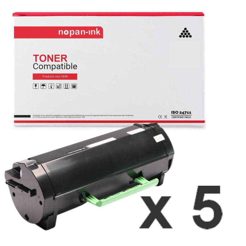 X5 056F2H00 15 000 Pages toner compatible pour LEXMARK noir  MS321/MS421/MS521/MS621/MS622/MX321/MX421/MX521/MX522/MX622