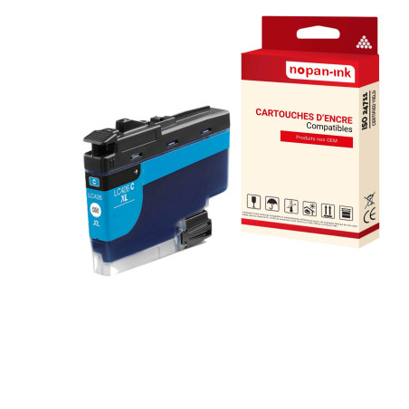 BROTHER LC426XL Cartouche Compatible Cyan x 1  - NOPAN-INK avec MFC J4335DW, MFC J4340DW, MFC J4540DW, MFC J4540DWXL.