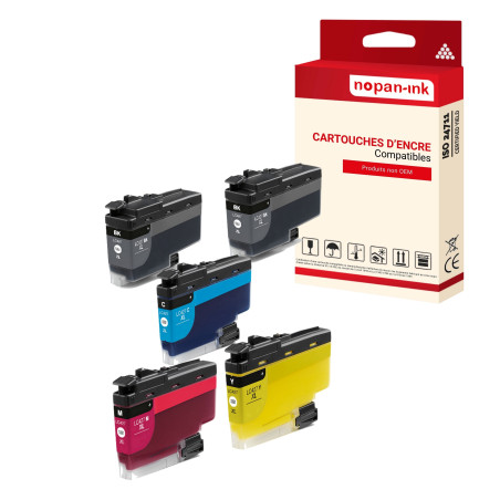 BROTHER LC427XL Cartouche Compatible Multi-couleurs x 5 avec HL J6010DW, MFC J5955DW, MFC J6955DW, MFC J6957DW, MFC J6959DW