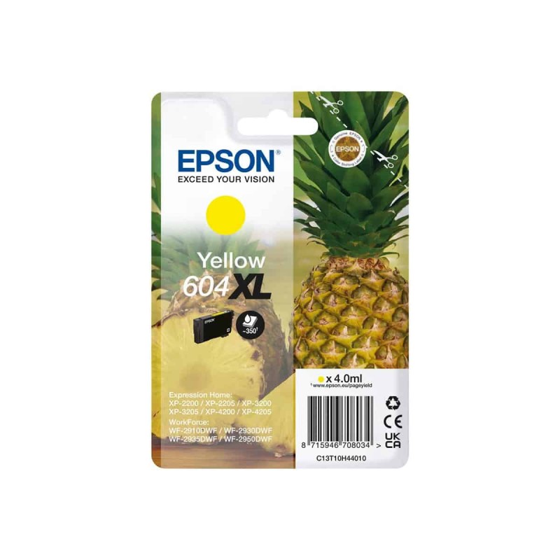 Epson 604 XL yellow C13T10H44010 cartouche originale