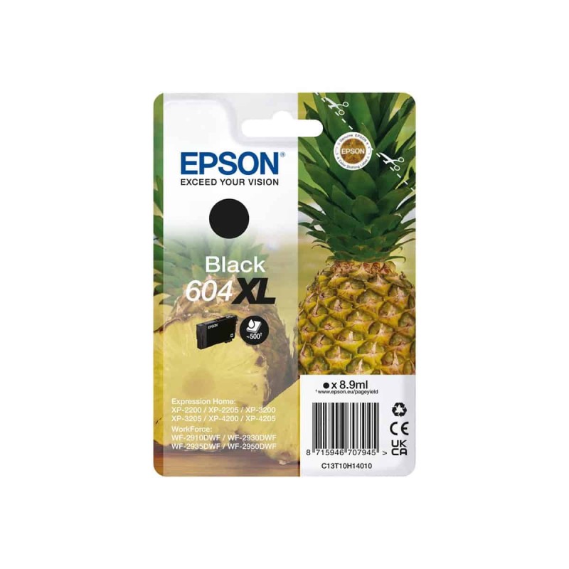 EPSON 604 XL noir C13T10H14010 CARTOUCHE ORIGINALE