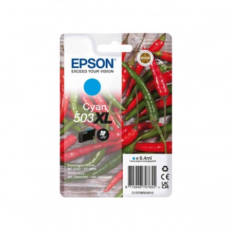 EPSON 503 XL cyan C13T09R24010 CARTOUCHE ORIGINALE