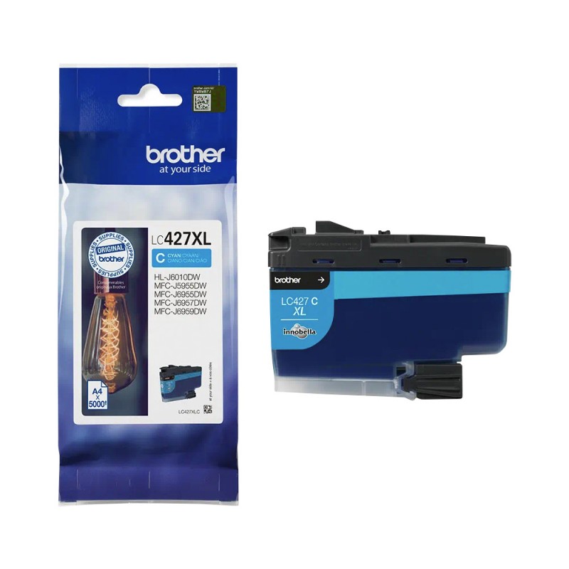BROTHER LC 427 XL CYAN LC427XLC CARTOUCHE ORIGINALE