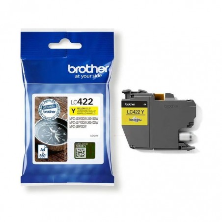 BROTHER LC 422 YELLOW LC422Y CARTOUCHE ORIGINALE