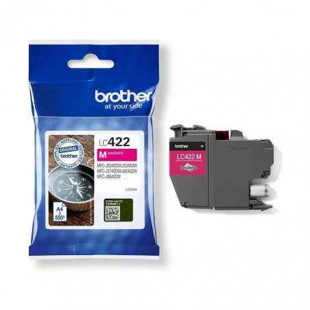 BROTHER LC 422 MAGENTA LC422M CARTOUCHE ORIGINALE