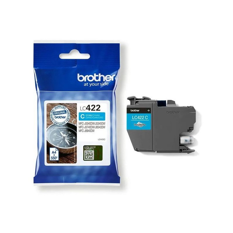 BROTHER LC 422 CYAN LC422C CARTOUCHE ORIGINALE